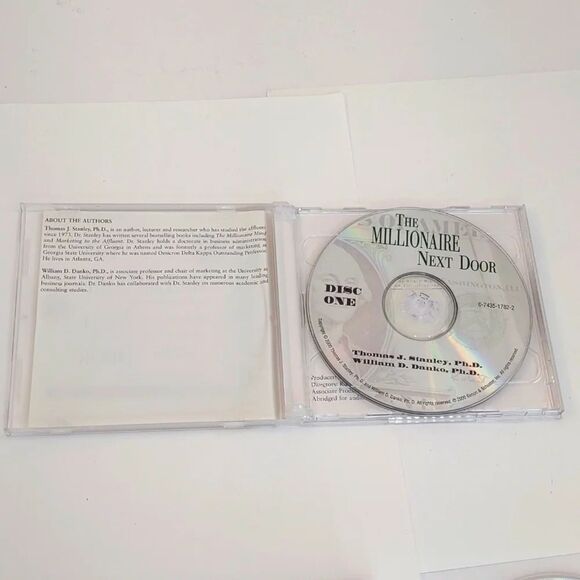 The Millionaire Next Door The Surprising Secrets of America's Rich CD Audio NWT - Picture 4 of 7